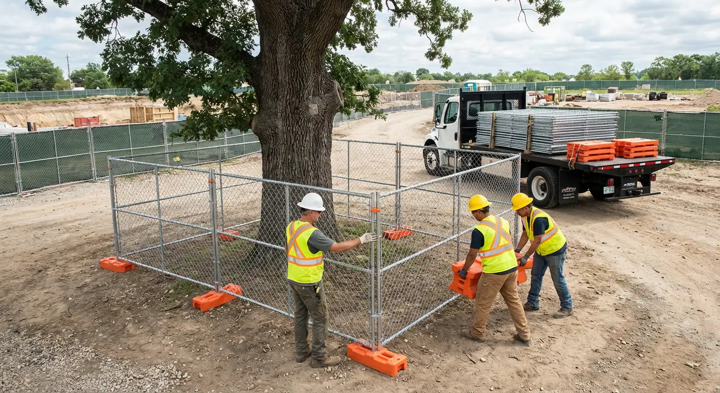 Temporary gate rental and secure perimeter fencing in South San Francisco, CA