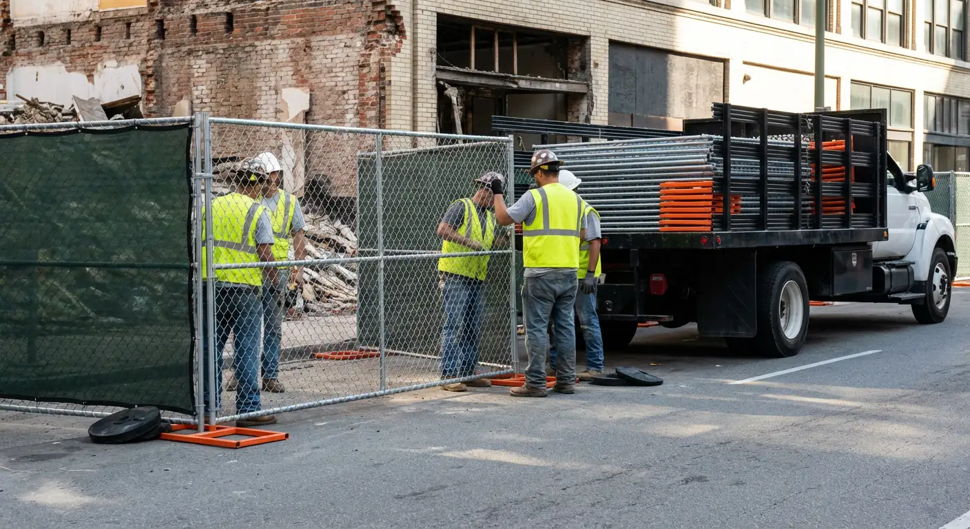 South San Francisco fencing logistics and security challenges