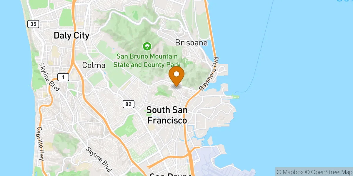  neighborhood map in South San Francisco, CA