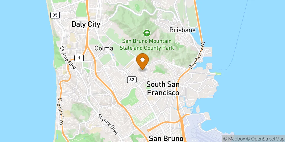  neighborhood map in South San Francisco, CA