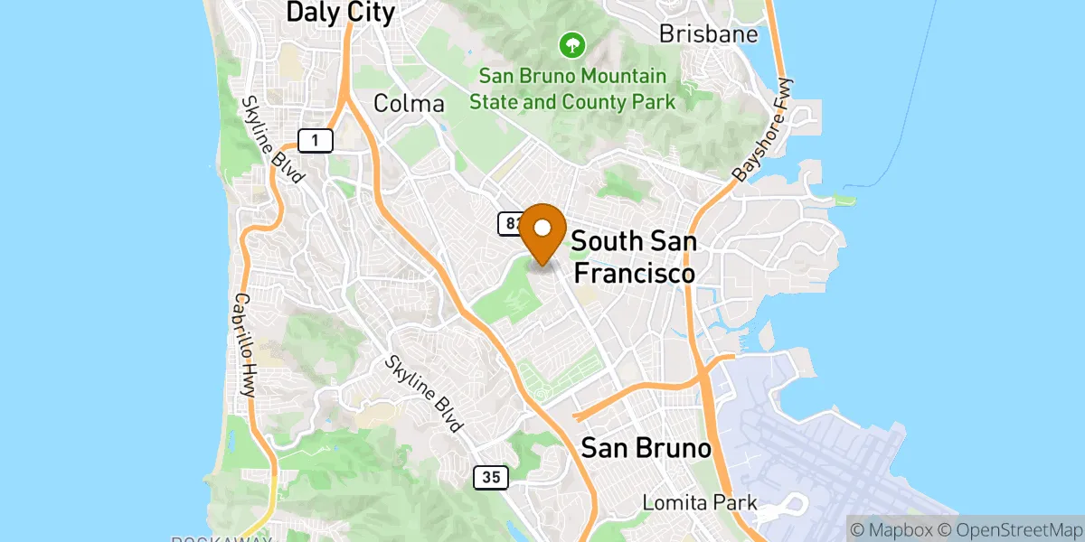  neighborhood map in South San Francisco, CA