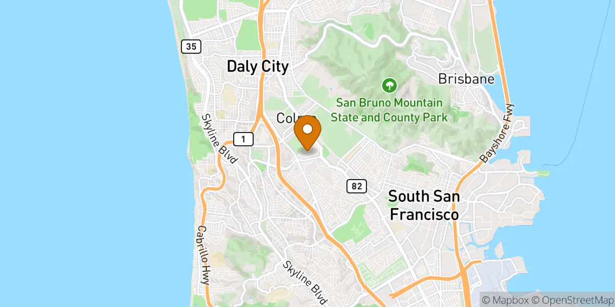  neighborhood map in South San Francisco, CA