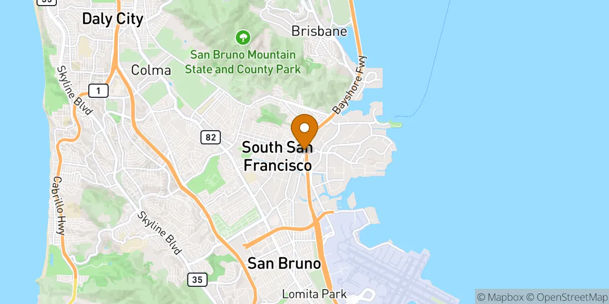  neighborhood map in South San Francisco, CA
