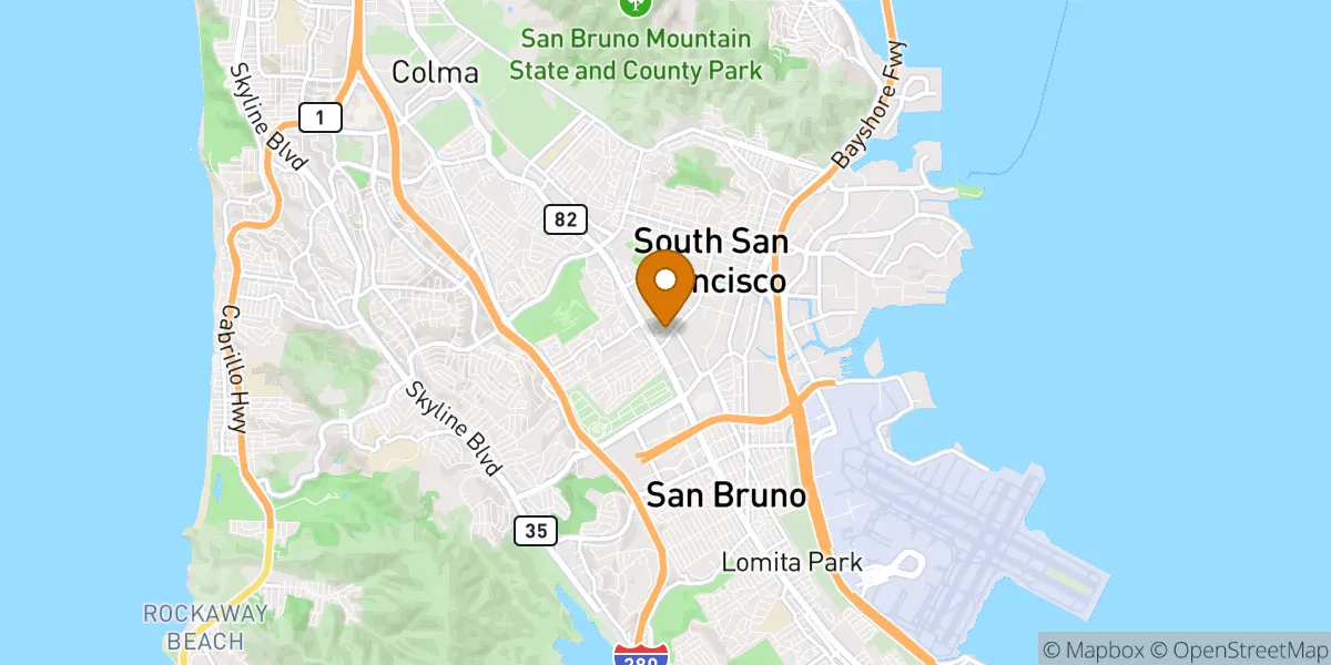  neighborhood map in South San Francisco, CA