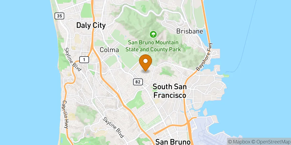  neighborhood map in South San Francisco, CA