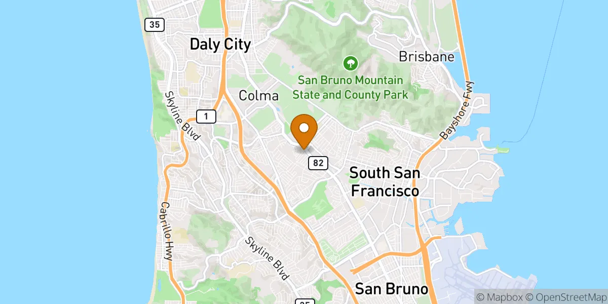  neighborhood map in South San Francisco, CA