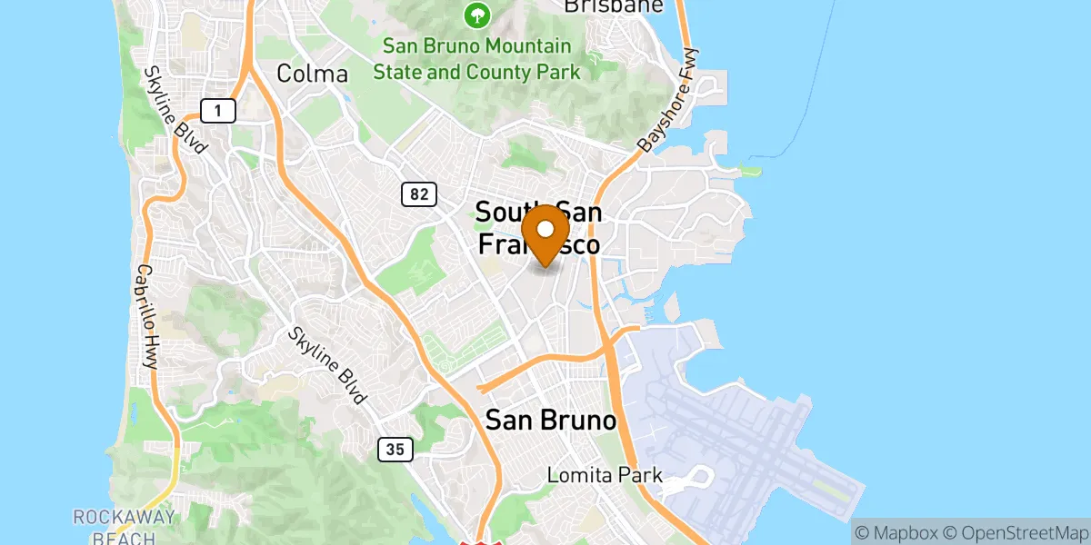  neighborhood map in South San Francisco, CA