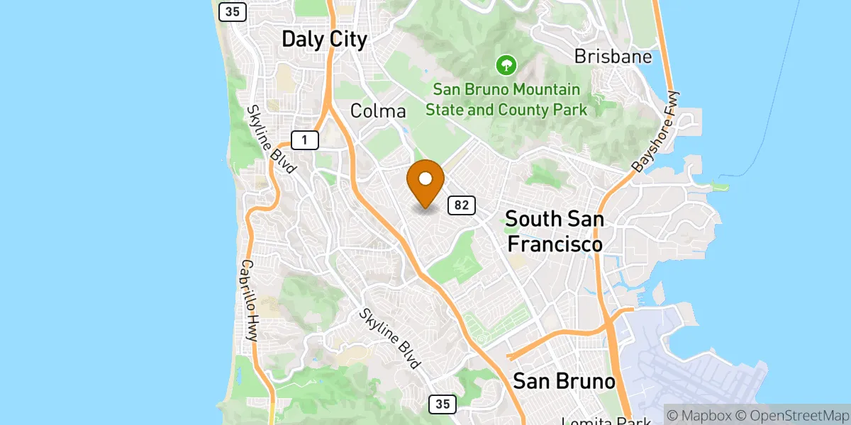  neighborhood map in South San Francisco, CA