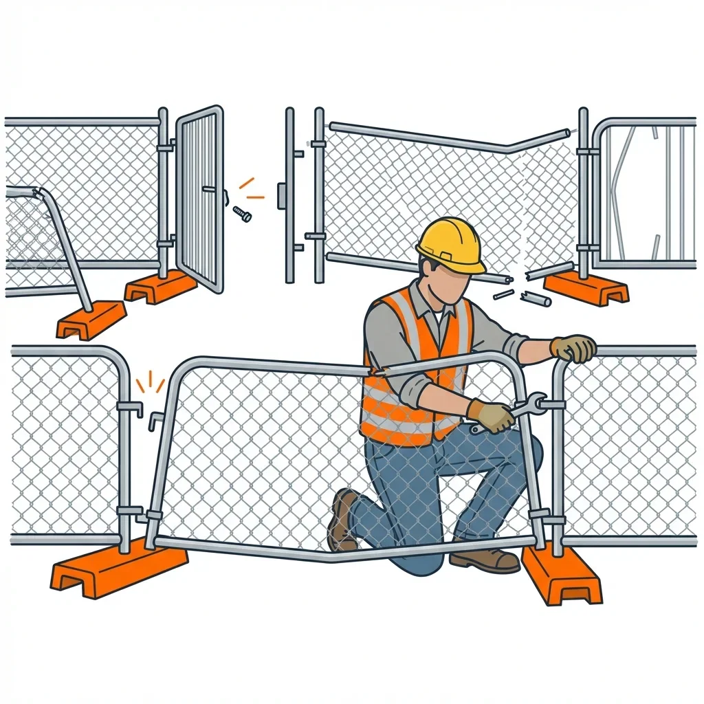 Diagram showing crowd control failure points and safety zones in South San Francisco, CA